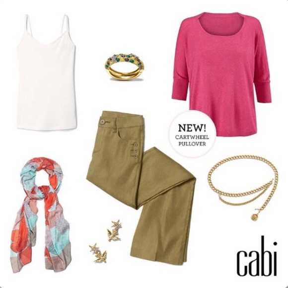 { 7 FOR $45 } CABI CHARLIE STYLE #5314R FLARE PANTS - Picture 3 of 8